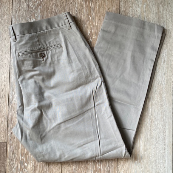 Bonobos Other - Men’s Bonobos Wednesday Slim Fit Flat Front Khaki Pants Size 38 Waist 30 Inseam